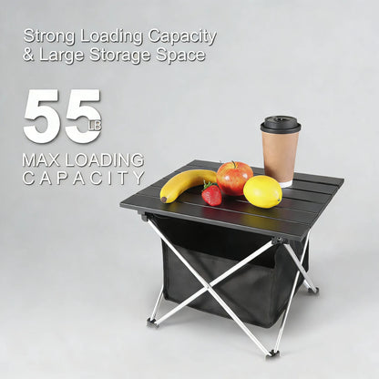 Ultralight Portable Camp Table, Aluminum with Carry Bag