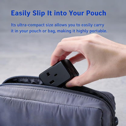 67W Ultra-Compact 3-Port Charger (2 USB-C + 1 USB-A) with Automatic Power Allocation