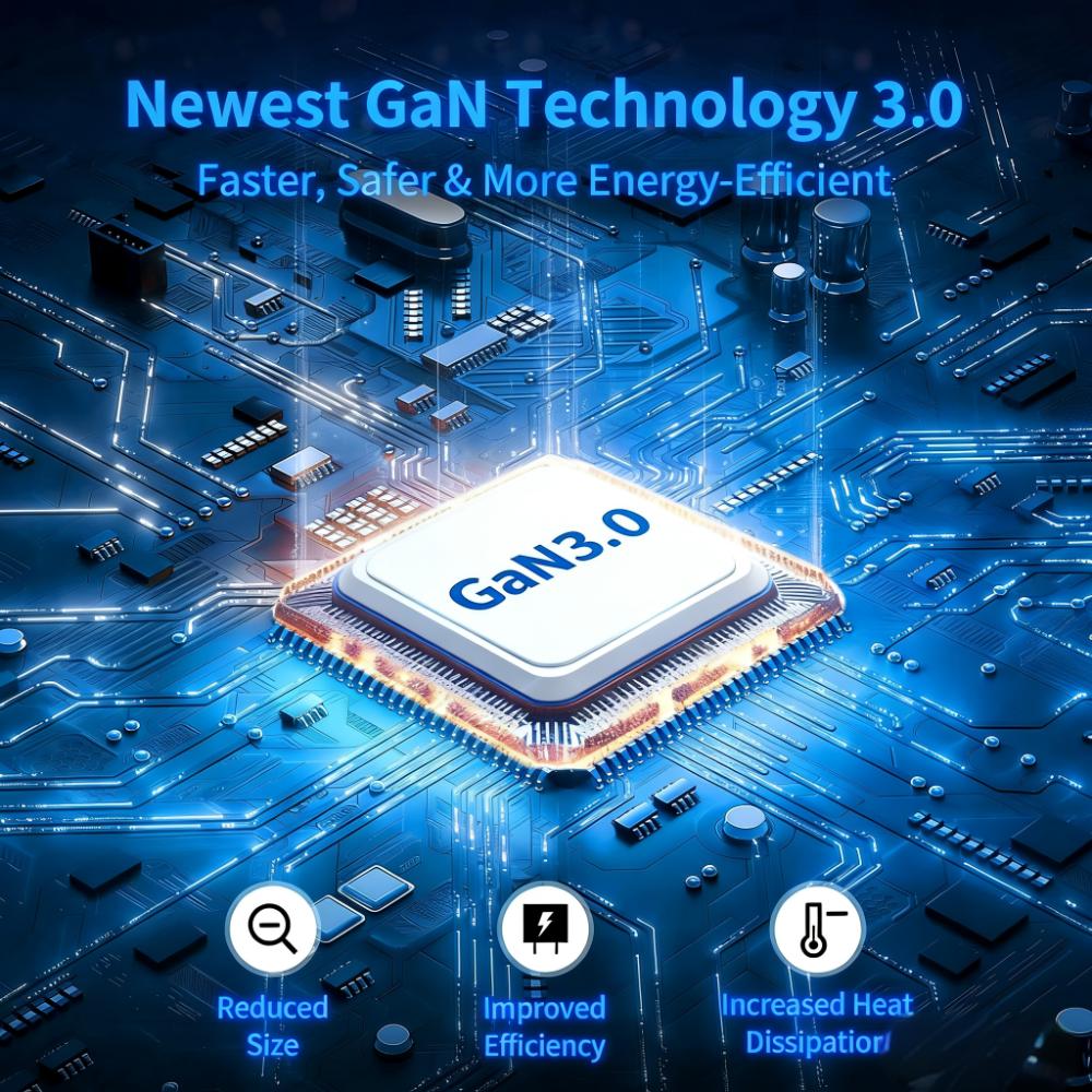 70W GaN Universal Travel Adapter with 6-Port Fast Charging (13 Socket Types)