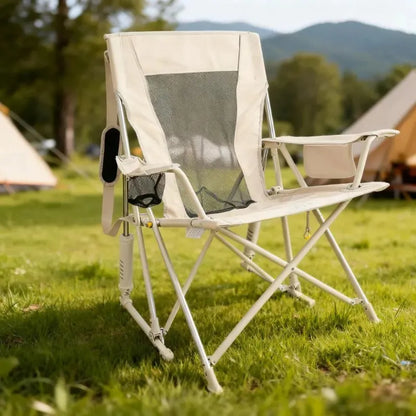 Extra-Wide Rocking Chair, 350lbs Capacity, Comfortable Backrest (Free Table Included)