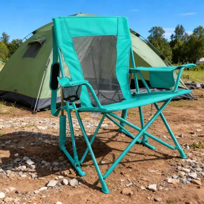 Extra-Wide Rocking Chair, 350lbs Capacity, Comfortable Backrest (Free Table Included)